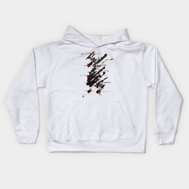 Modern Art Kids Hoodie by FleebMerch